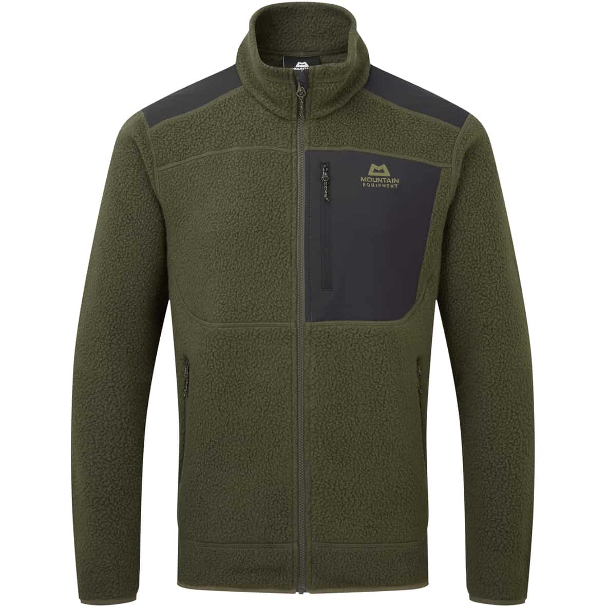 Highpile Herren Fleecejacke Oliv_ME-02323 | S