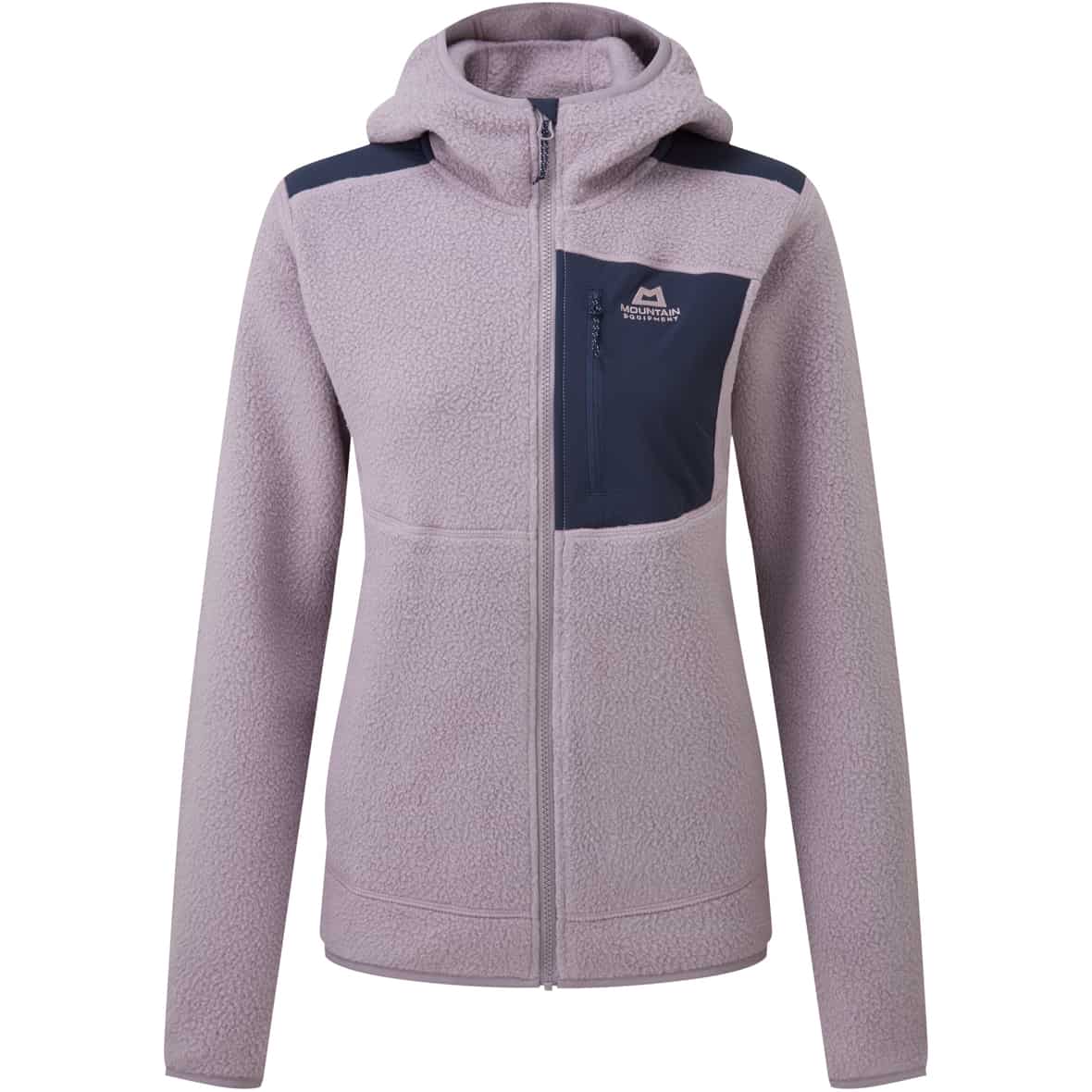 Highpile Hooded Damen Fleecejacke Flieder_ME-02327 | 34/36