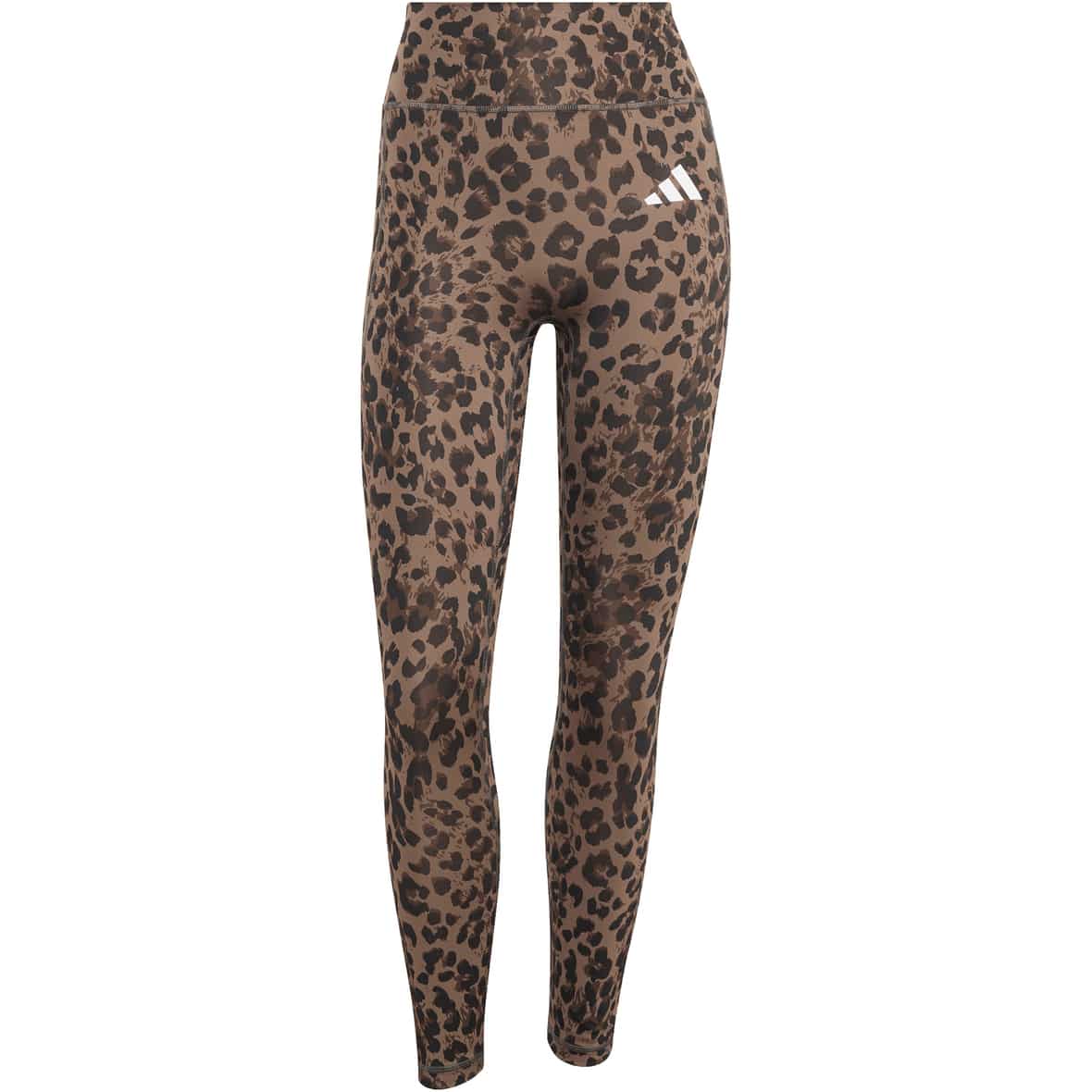 Optimé Essentials 3 Stripes Damen Leggings Bunt_000__EARSTR/BROWN/BLACK | M