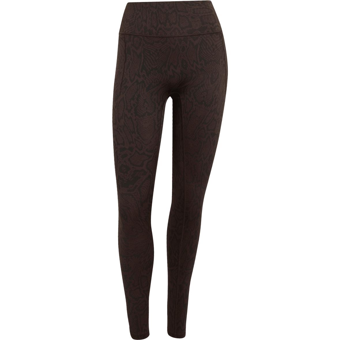 Optimé Power Snake  Damen Leggings Dunkelbraun_000__AUCO/BLACK | M