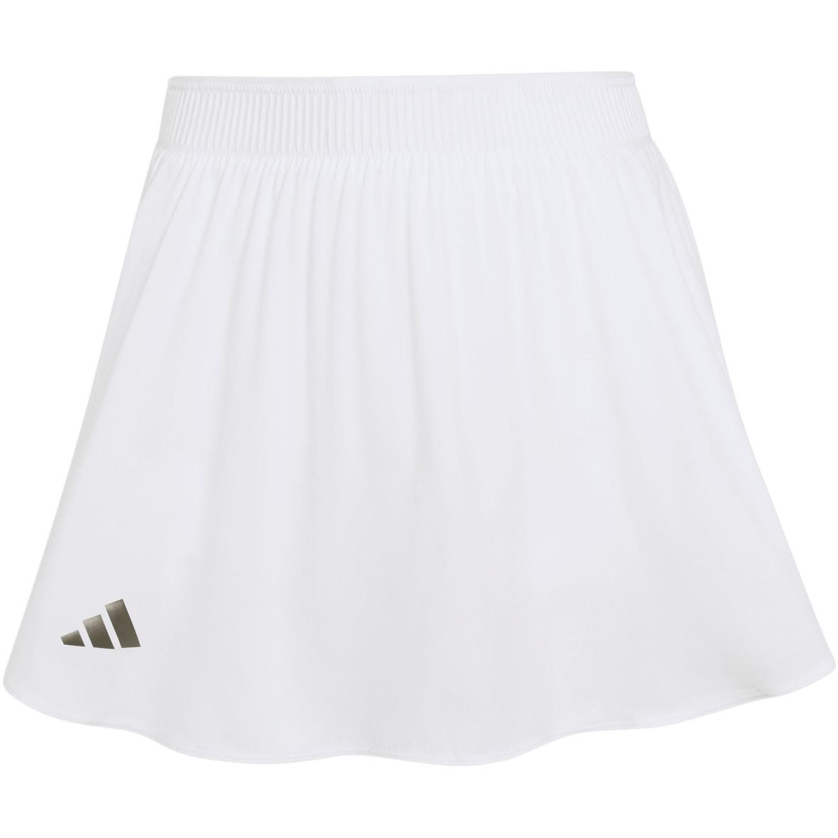 Tennis Climacool Skirt Pro Damen Rock Weiß_000__WHITE | XL