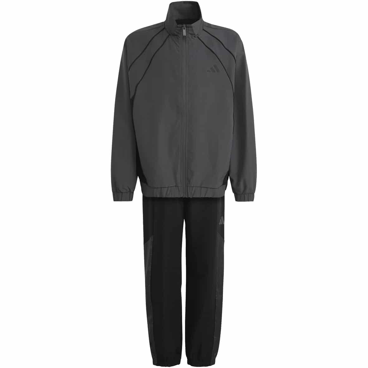 Color Block Kinder Trainingsanzug Anthrazit_000__GRESIX/BLACK/WHITE | 152
