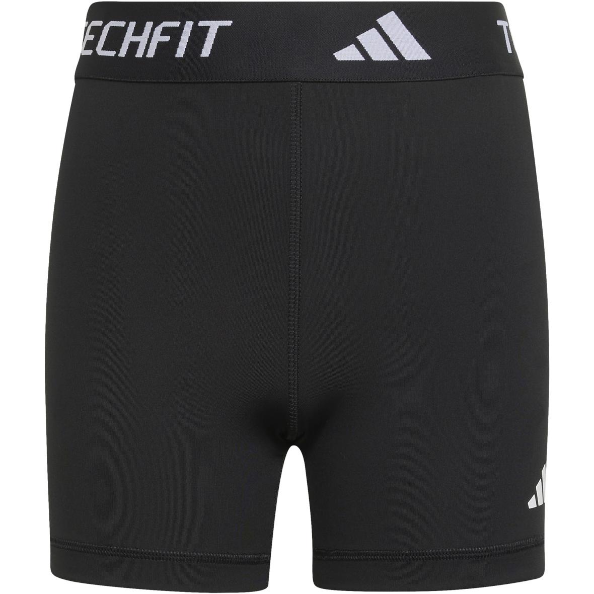 Techfit Short Kinder Leggings Schwarz_000__BLACK/WHITE | 140