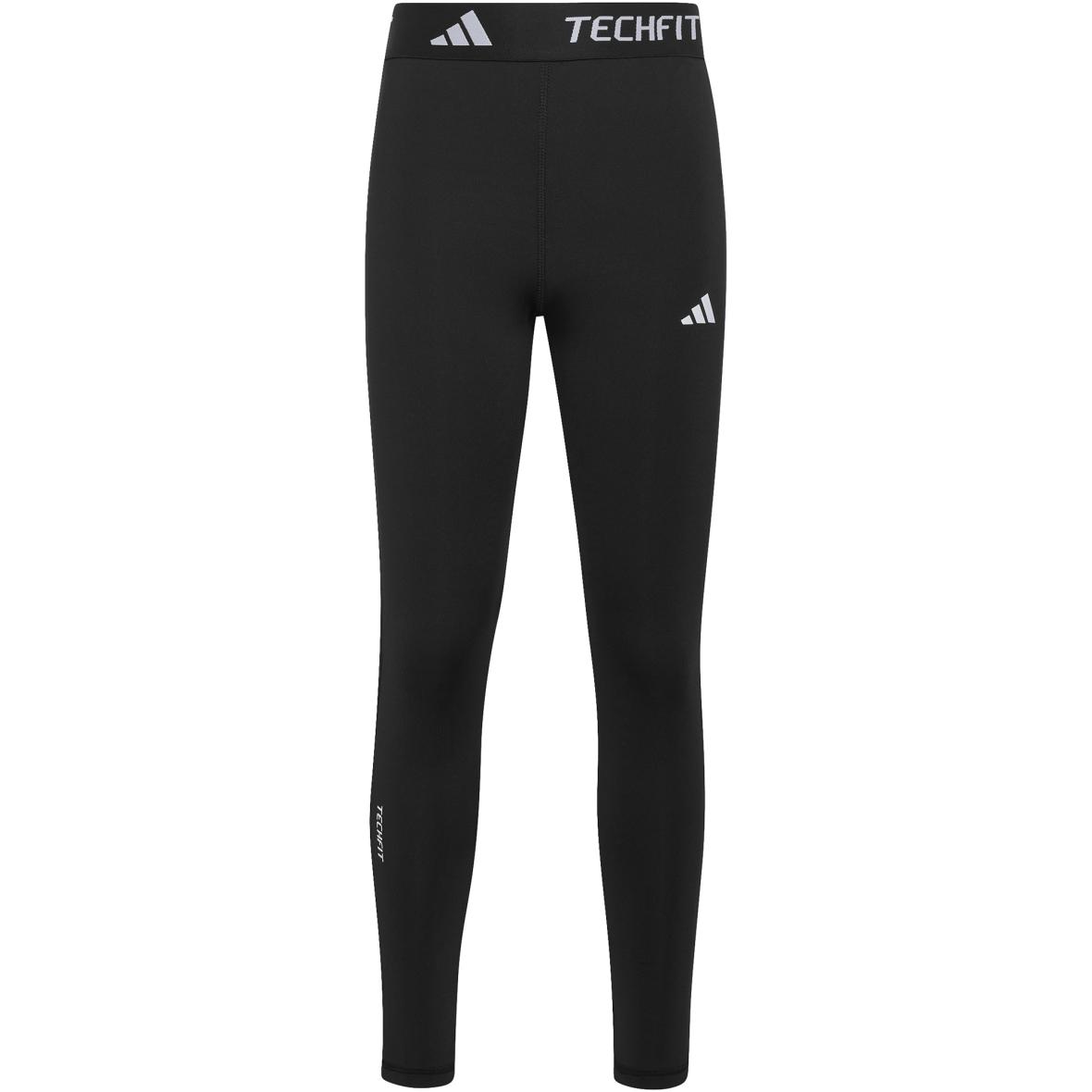 Techfit  Kinder Leggings Schwarz_000__BLACK/WHITE | 152