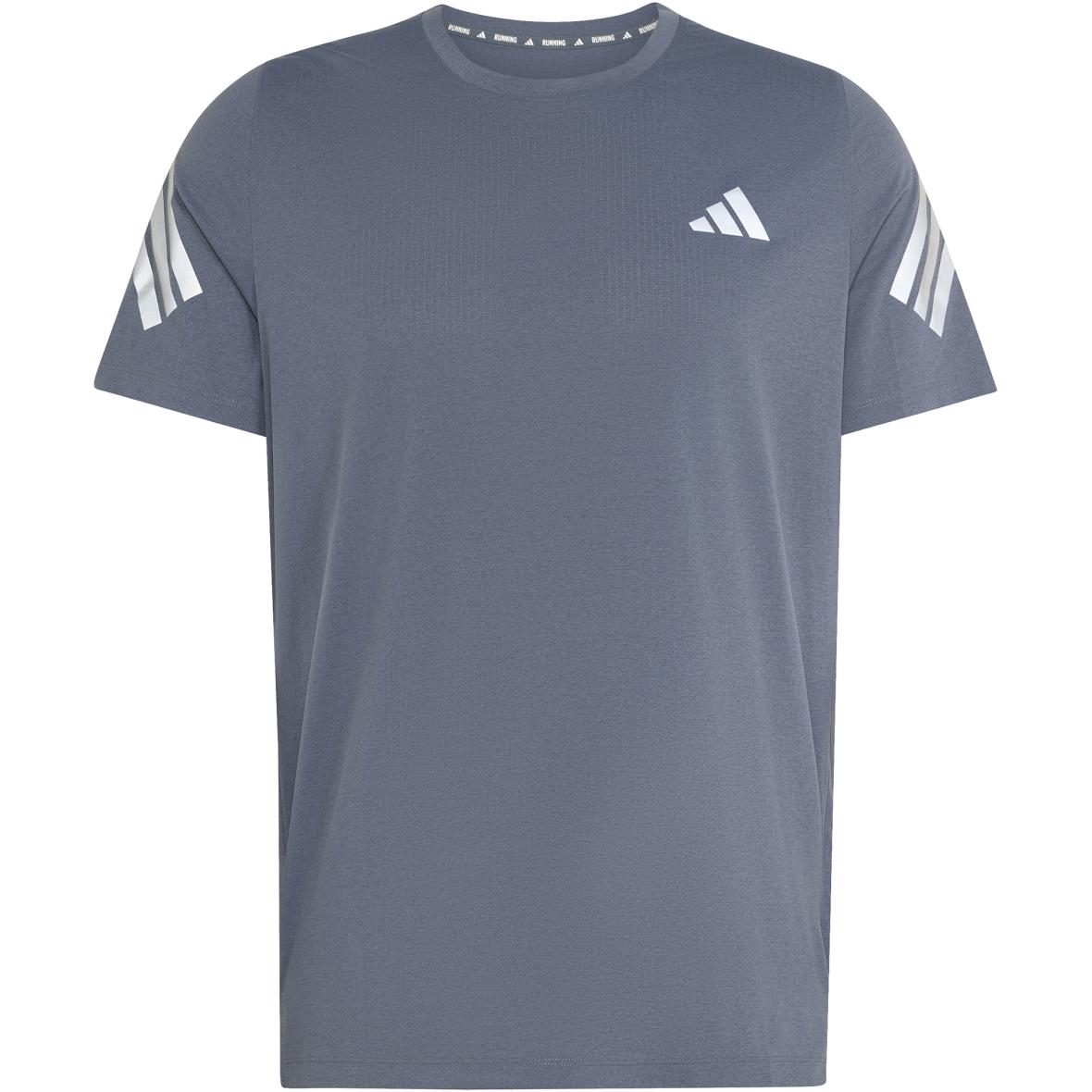 adi365 Iconing Running Herren Laufshirt Grau_000__ONIX | S