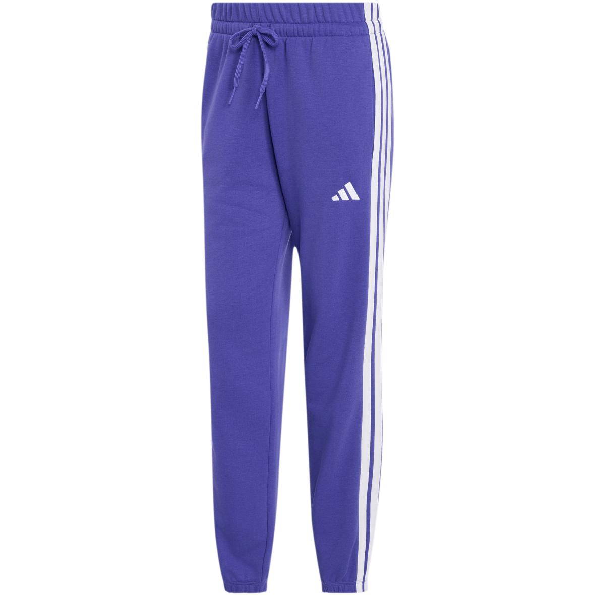 Essentials 3-Stripes Damen Trainingshose Violett_000__PURPUR/WHITE | XS