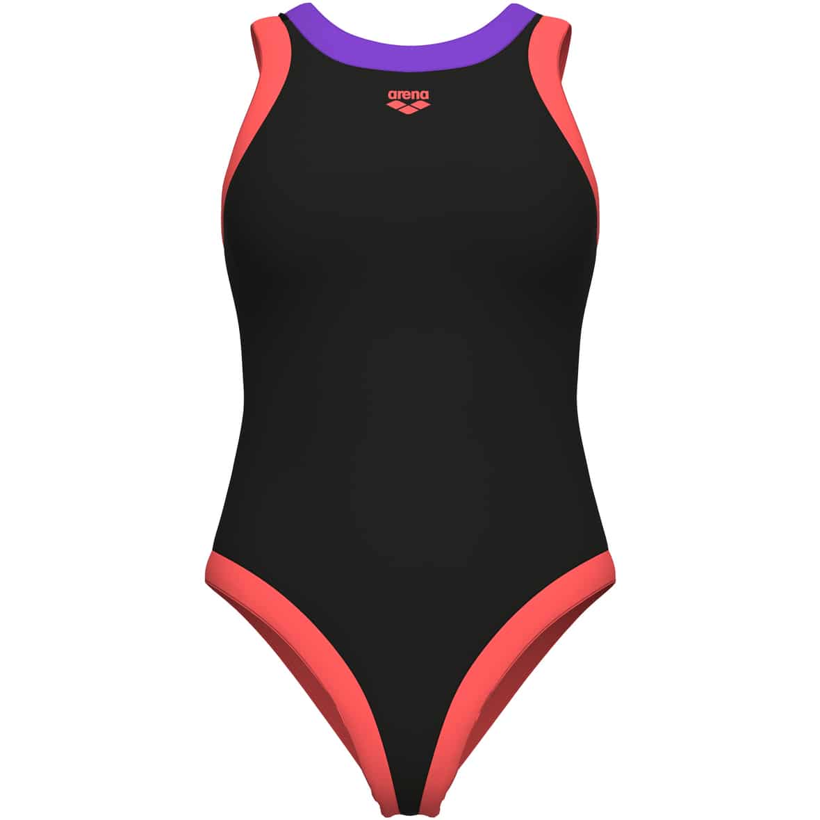 Bold Lines Damen Badeanzug Schwarz_639 | 38