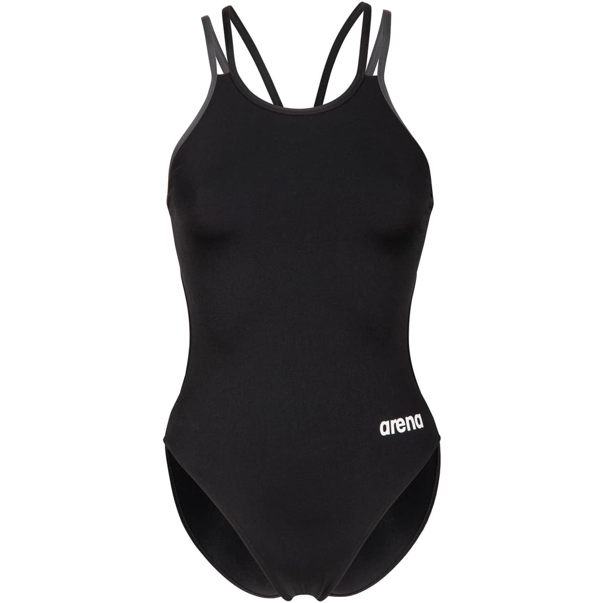 Double-Cross Back Damen Badeanzug Schwarz_555__BLACK-ASPHAL | 40
