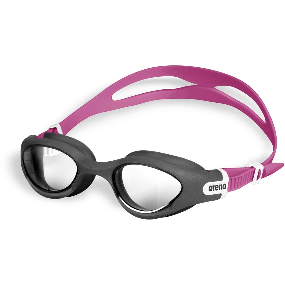 The One Plus Damen Schwimmbrille Transparent_100__CLEAR-BLACK- | one size