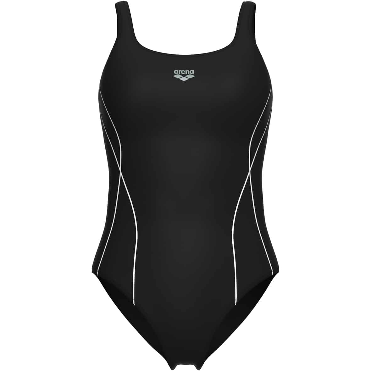 Shapewear Erika Damen Badeanzug Schwarz_501__BLACK-WHITE | 38