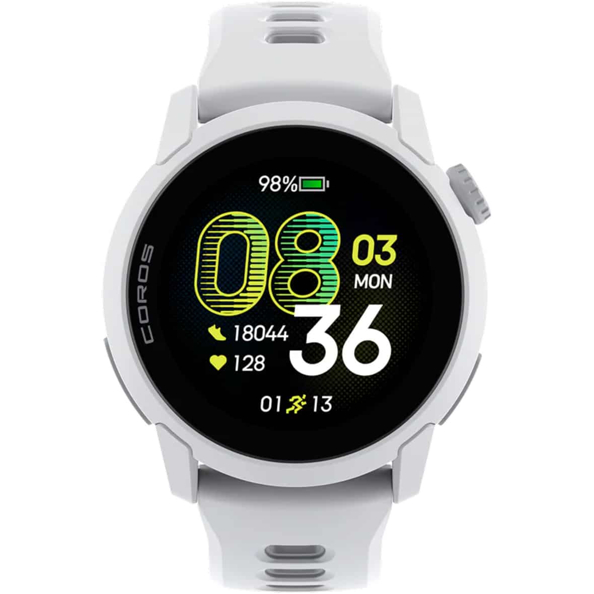 PACE 4 mit Silikon-Armband Sportuhr Weiß_WHITE SILICONE | one size