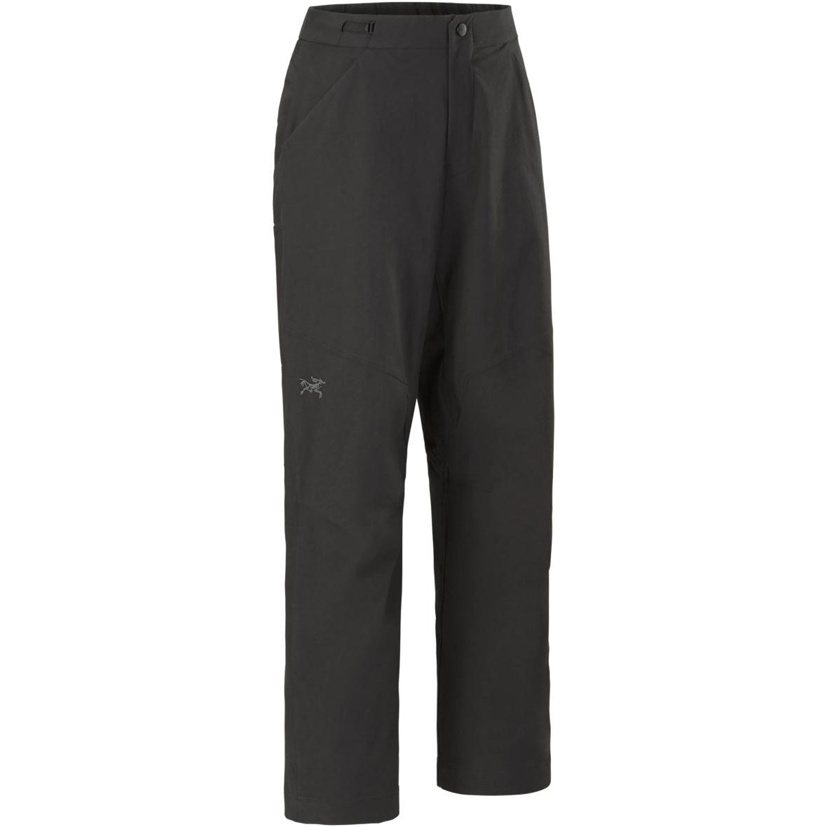 Clarkia  Wide Leg Damen Softshellhose Schwarz_002291 | 34