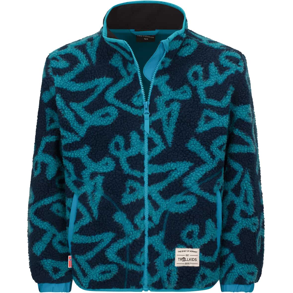 Lyngdal  Kinder Fleecejacke Türkis_123__DARK TURQUOI | 110