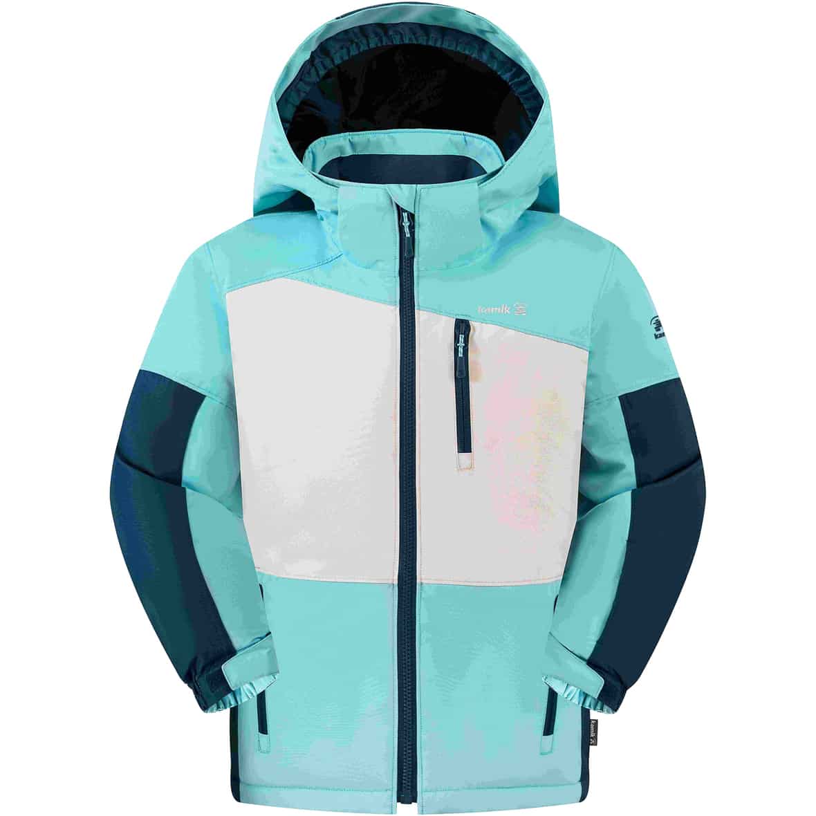 Coralie Kinder Skijacke Türkis_AQC | 98