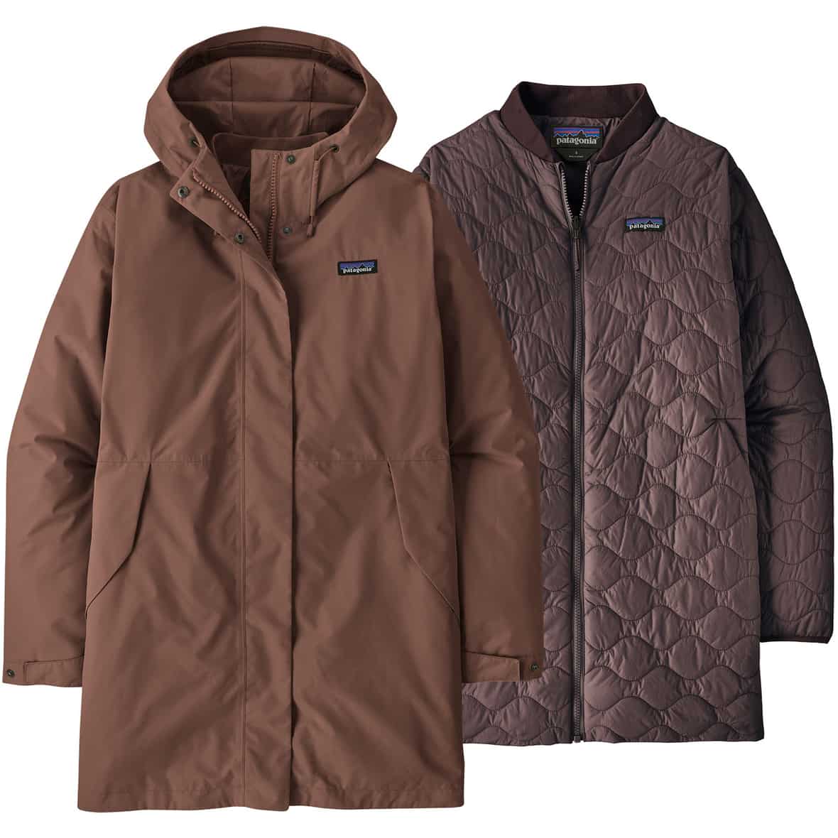Heyes Peak 3-in-1  Damen Doppeljacke Braun_BRMB | XS