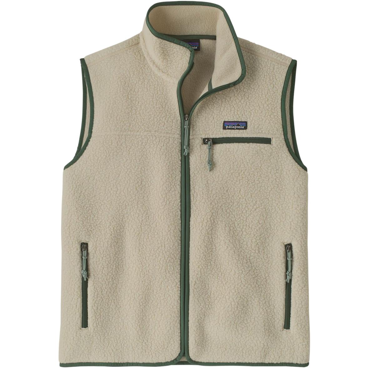 Retro Pile Herren Fleeceweste Beige_PNCA | S