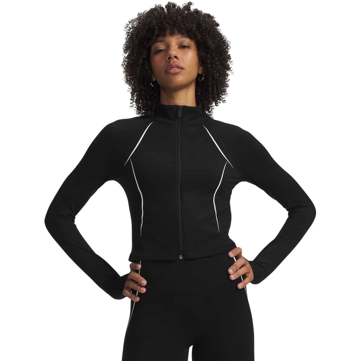 Meridian Contour Damen Trainingsjacke Schwarz_008 | L