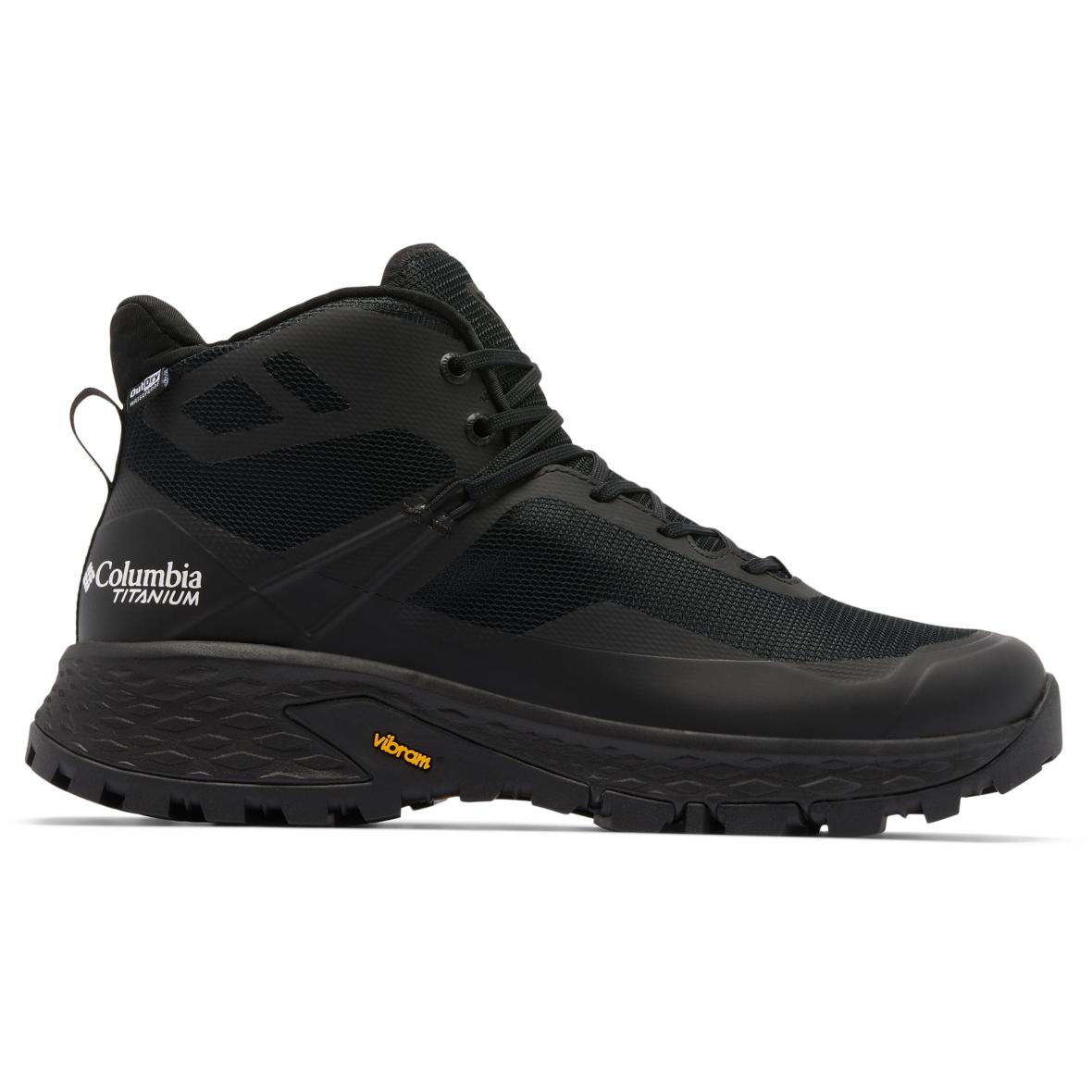 Tellurix Titanium Outdry Mid Herren Trekkingschuhe Schwarz_010__BLACK, BLACK | 10