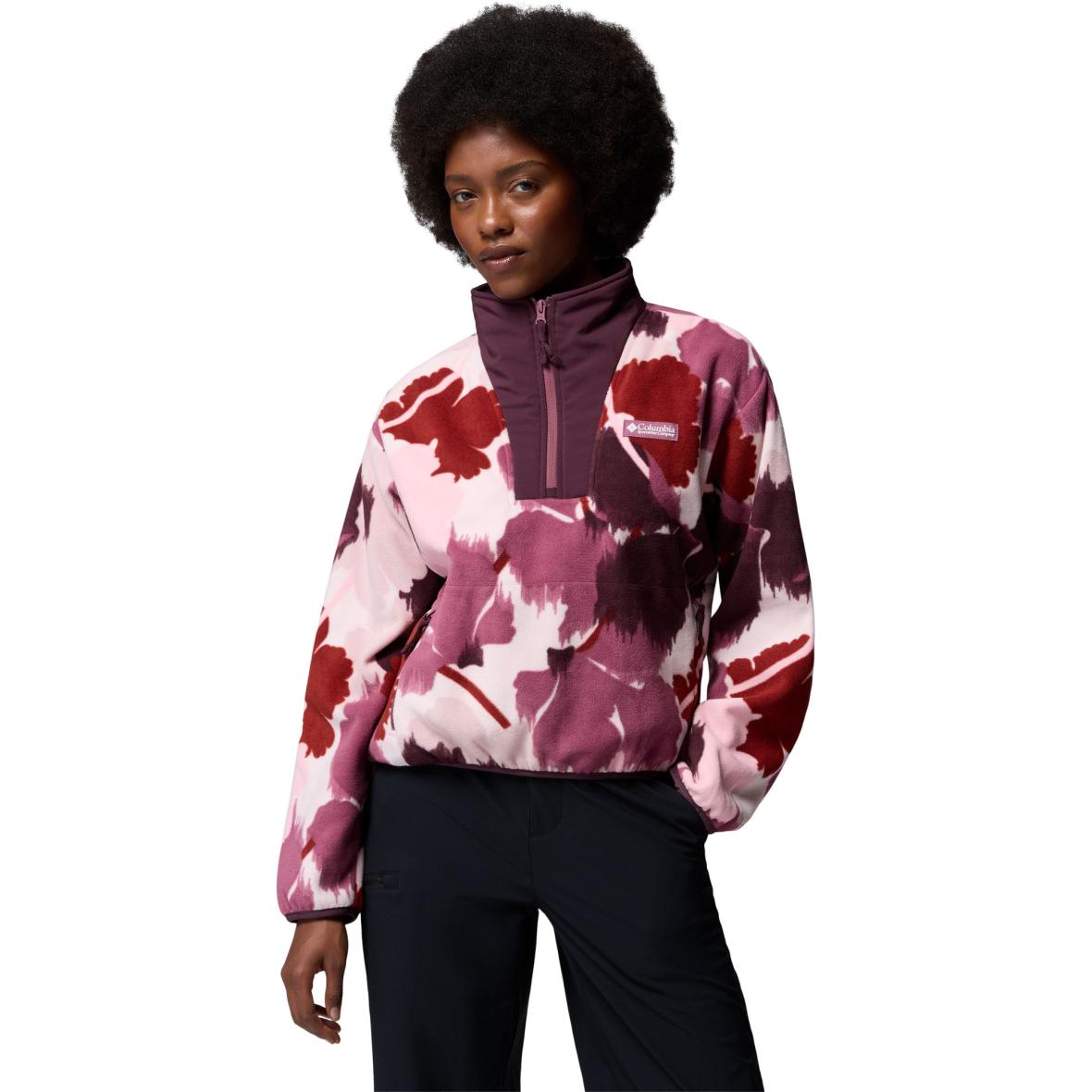Sequoia Grove II Damen Fleecepullover Ziegel_551__PURPLE | S