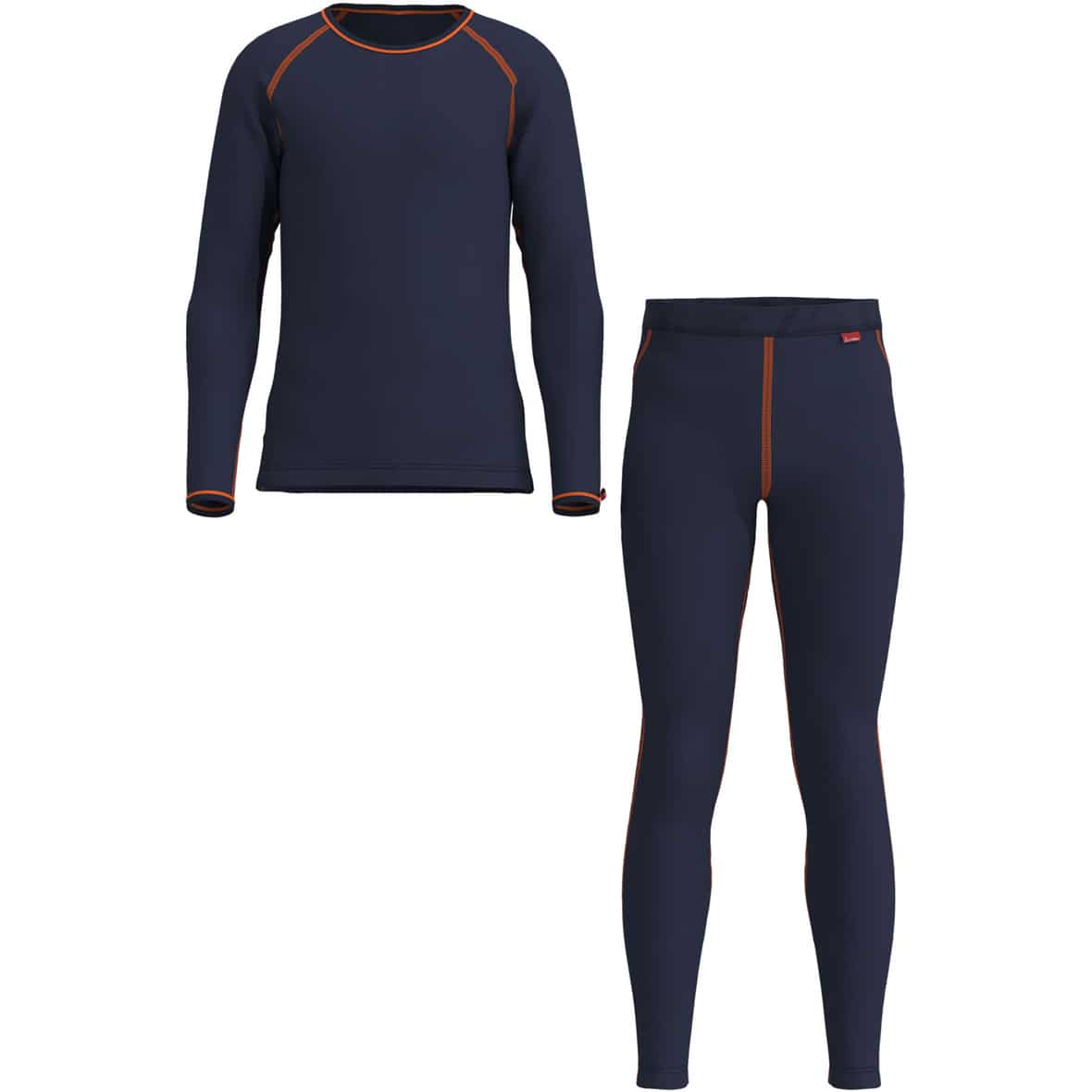 Löffler Kinder Transtex Warm Long SET Funktionsunterwäsche ( Blau 104)