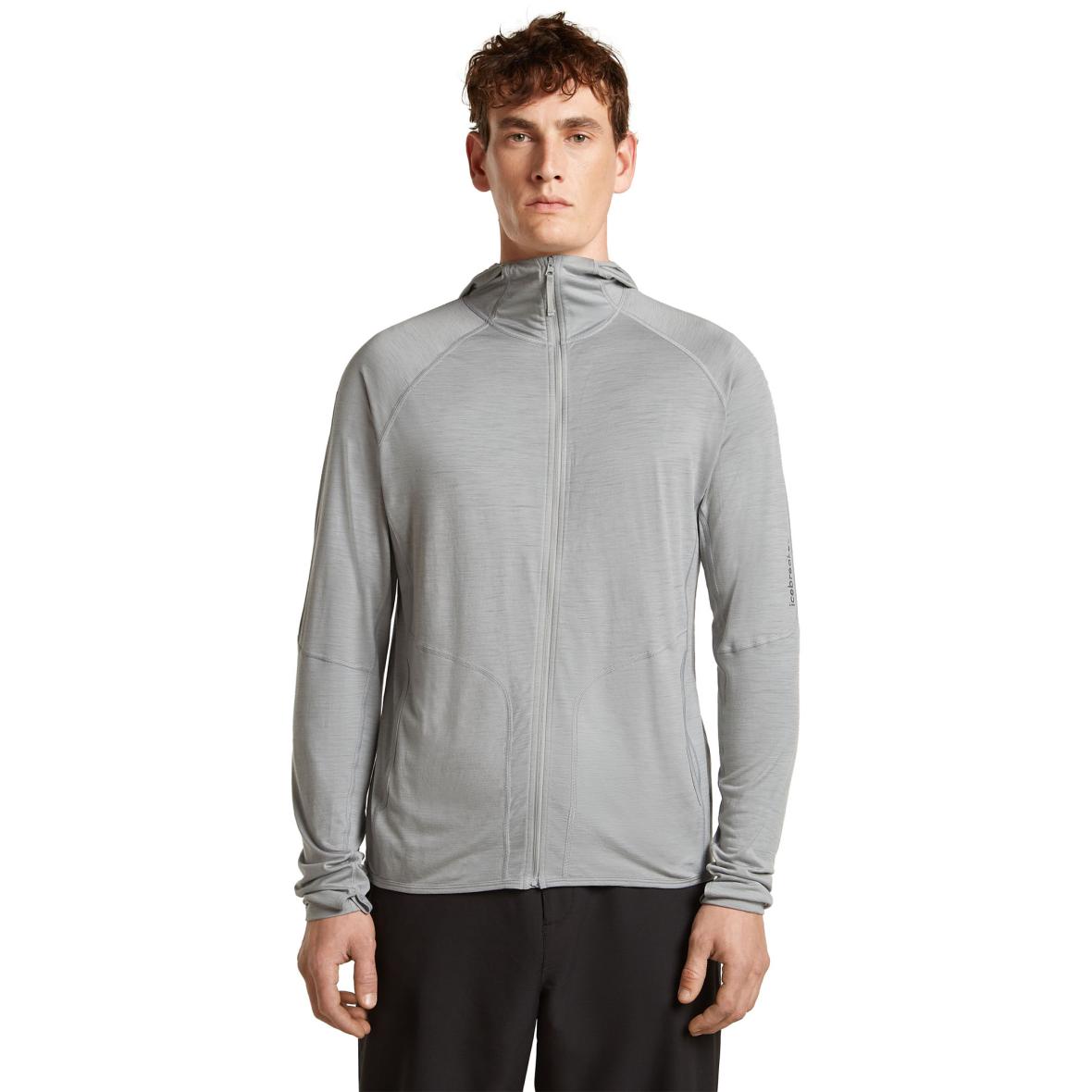 150 MerinoFine Ace  Herren Hoodie Grau_IB0L3 | M