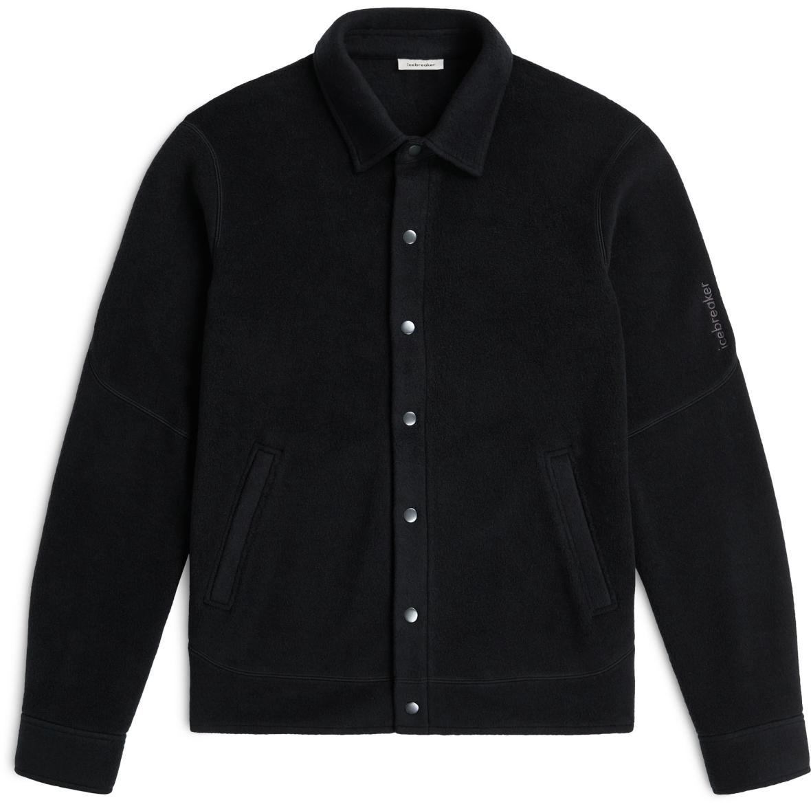  Merino 800 RealFleece Classic Pile Herren Fleecejacke Schwarz_IB001 | XXL