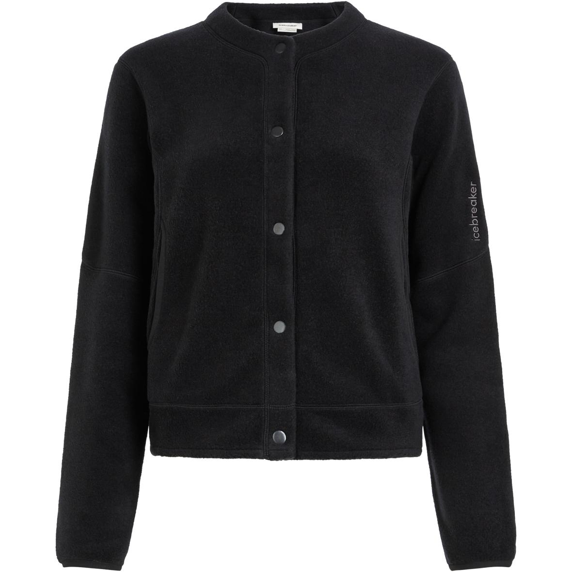 Merino Blend 800 RealFleece Clasics  Damen Fleecejacke Schwarz_IB001 | XS