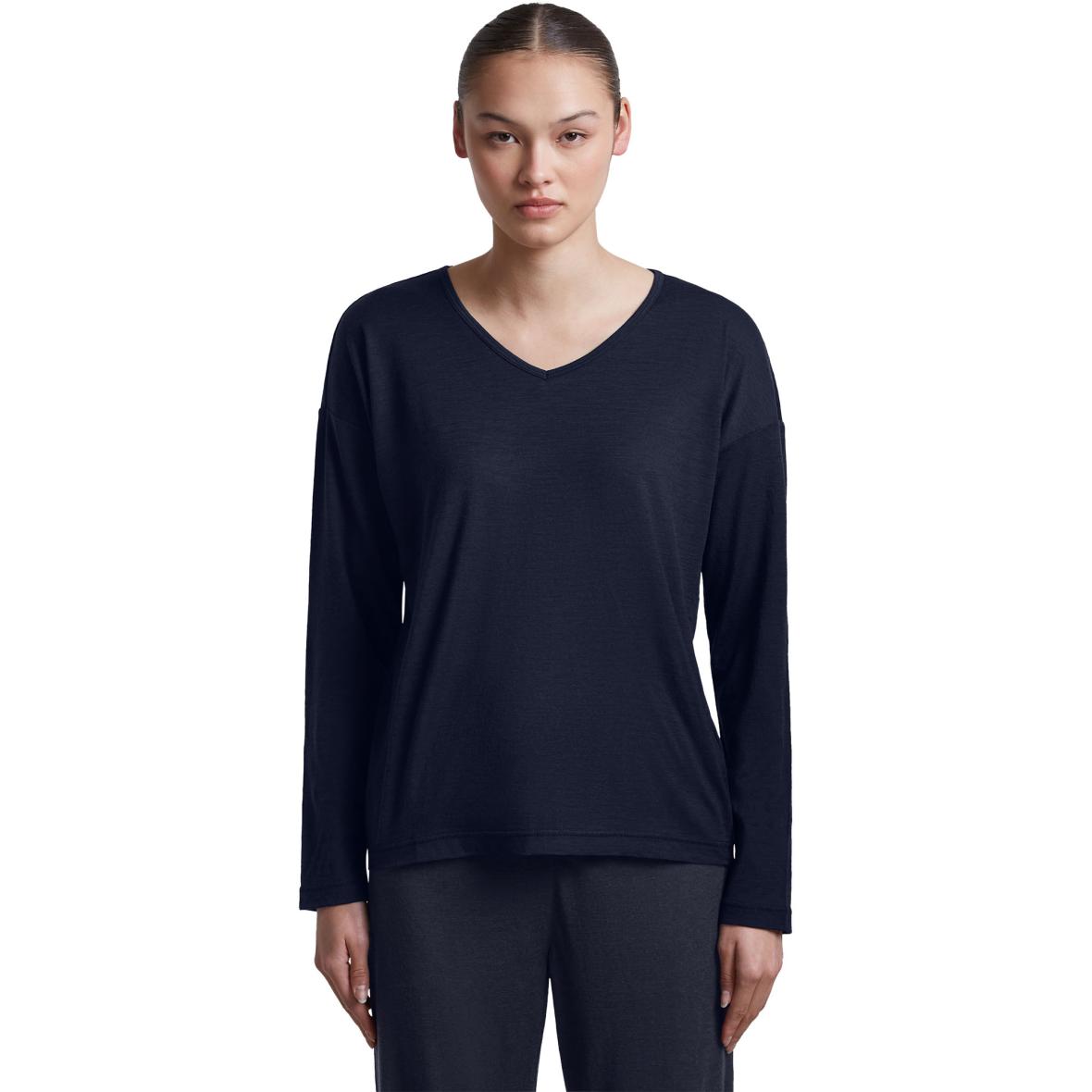 Merino 150 Lodge  Damen Longsleeve Dunkelblau_IB401 | XS
