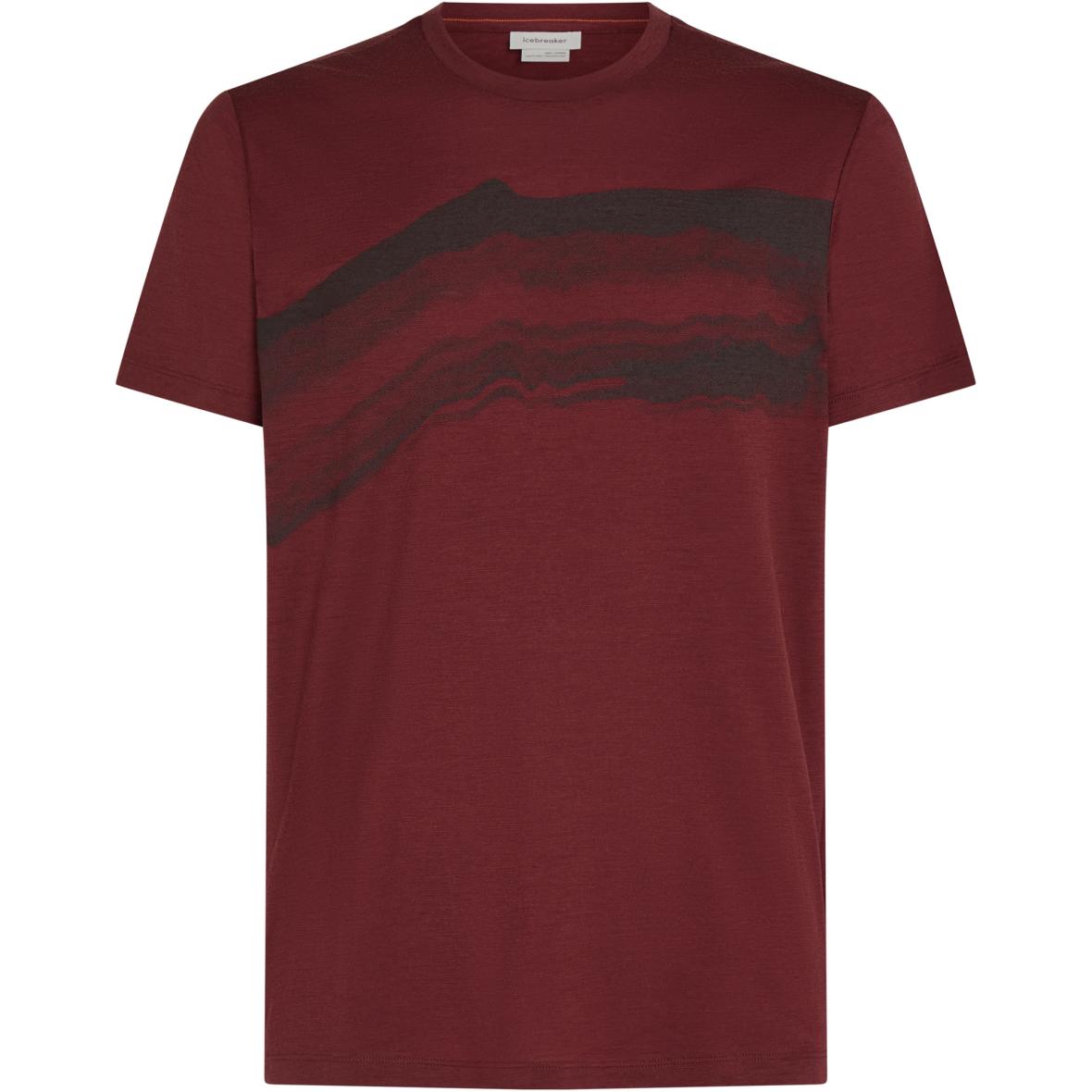 Merino 150 Tech Lite Getaway Herren T-Shirt Dunkelrot_IB01C | XXL