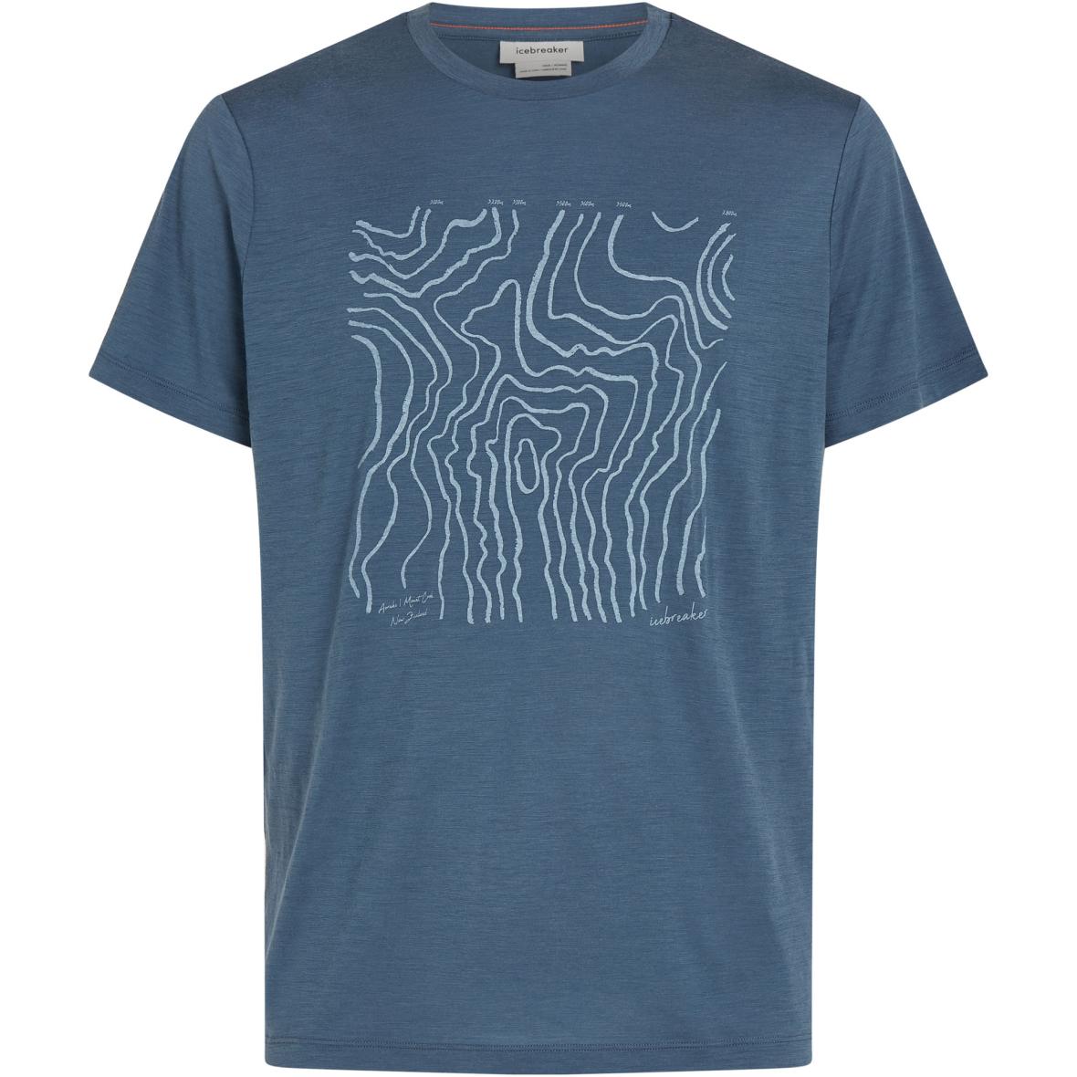 Merino 150 Tech Lite Great Heights Herren T-Shirt Blau_IBA76 | XXL