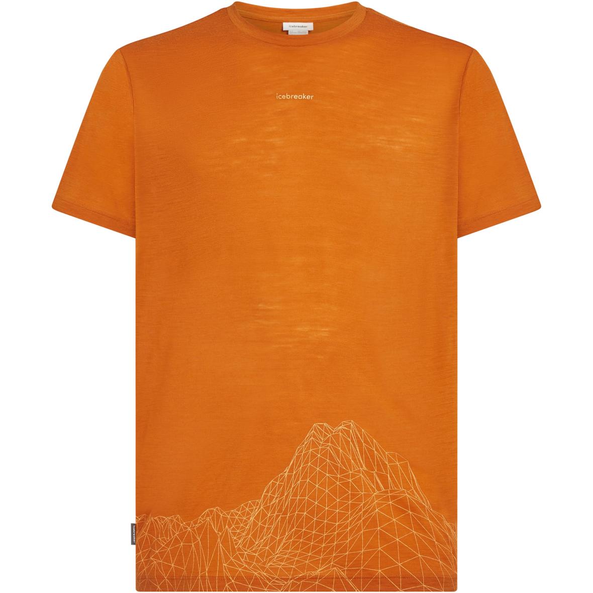 Merino 150 Tech Lite 3D Mapping Herren T-Shirt Orange_IB070 | XXL