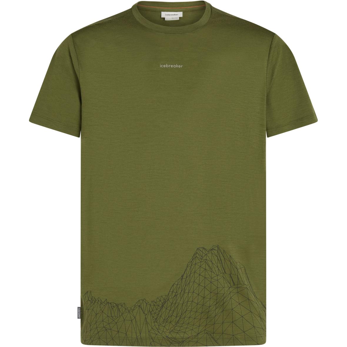 Merino 150 Tech Lite 3D Mapping Herren T-Shirt Oliv_IB0BD | XXL