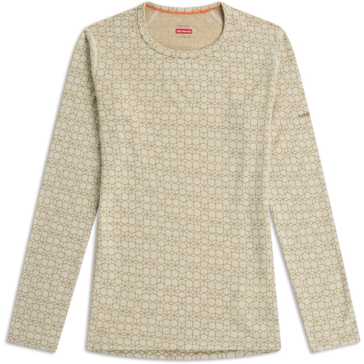 Merino 260 Oasis Alpine Geo Damen Funktionsunterwäsche Beige_IB0NU | S