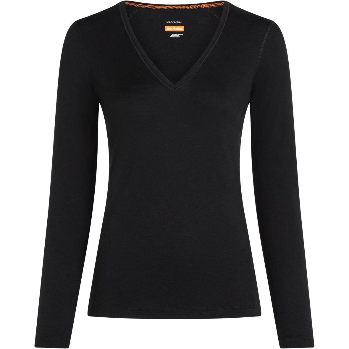 Merino 200 Oasis Damen Funktionsunterwäsche Schwarz_IB001 | XS