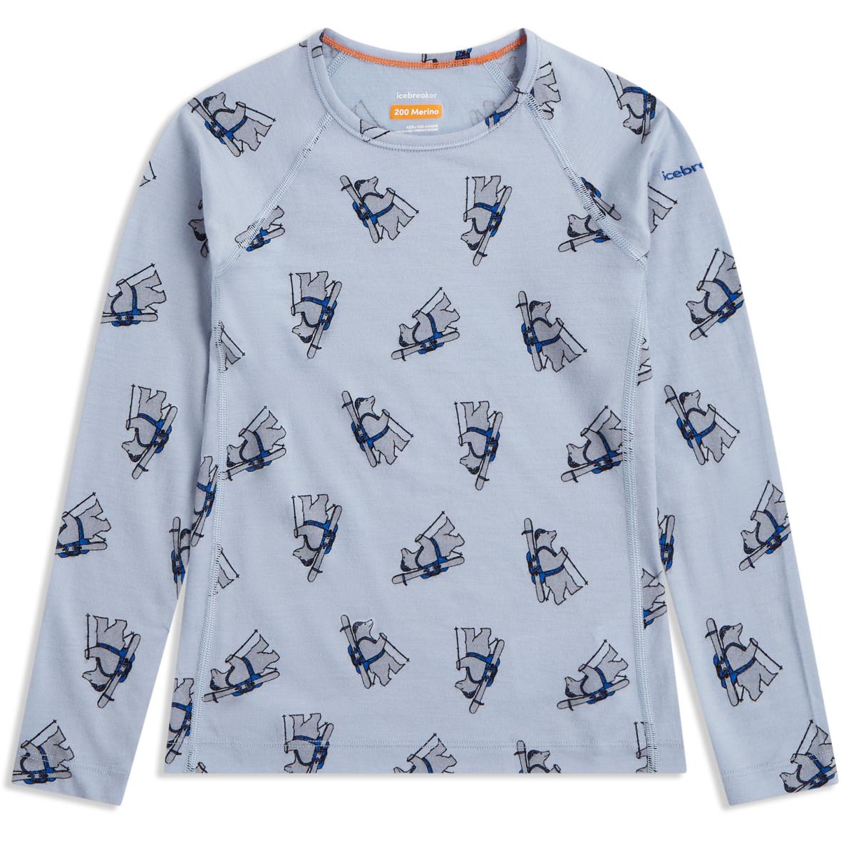 Merino 200 Oasis Bear Tour Kinder Funktionsunterwäsche Hellblau_IB0O4 | 4