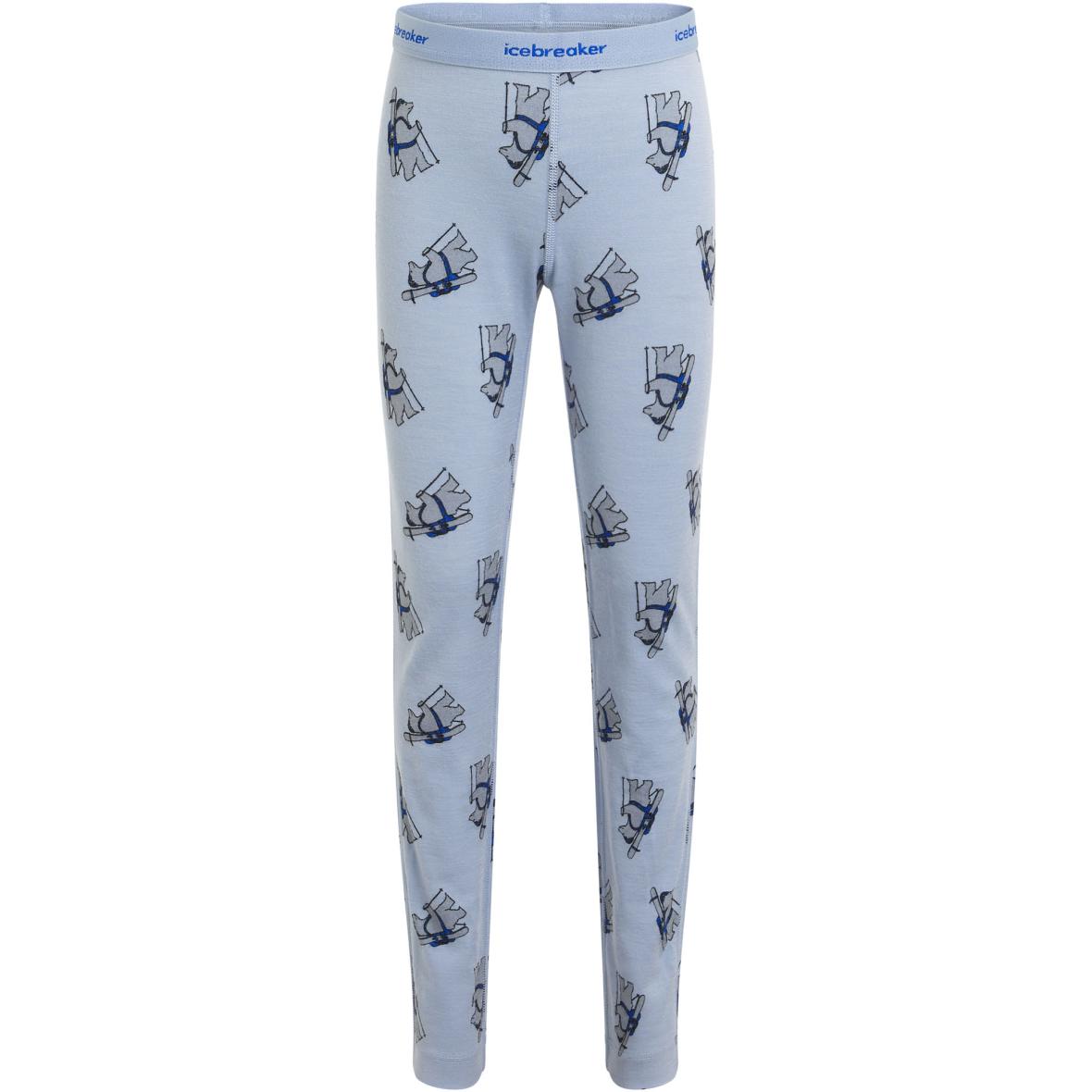 Merino 200 Oasis Bear Tour Kinder Funktionsunterhose Hellblau_IB0O4 | 4