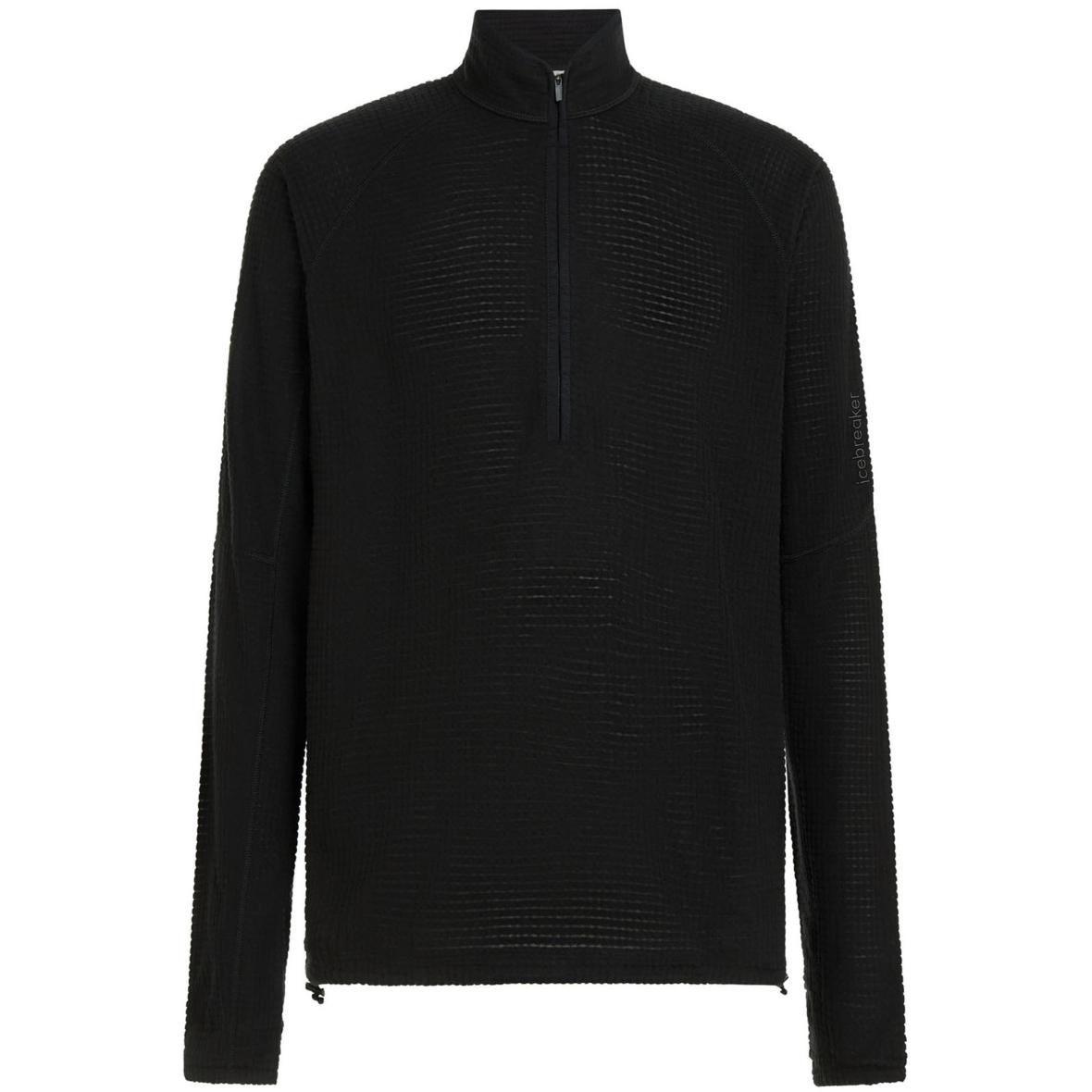 Merino 400 RealFleece Grid  Herren Funktionsunterwäsche Schwarz_IB001 | XL