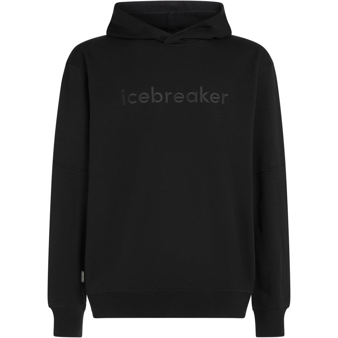 Merino 300 Realfleece Descender Herren Hoodie Schwarz_IB001 | S