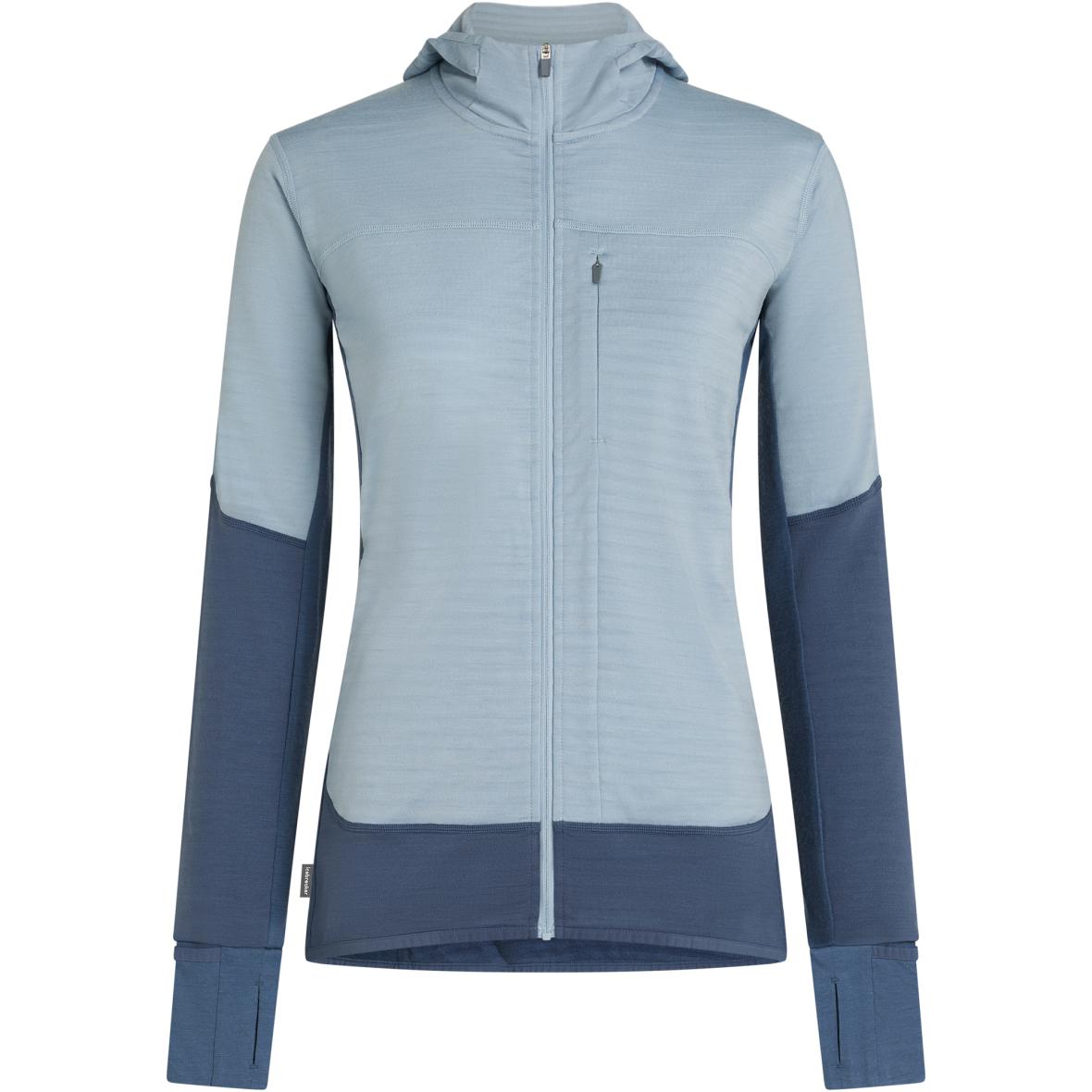 Merino Blend 300 RealFleece Descender Damen Hoodie Blau_IB0NN | L
