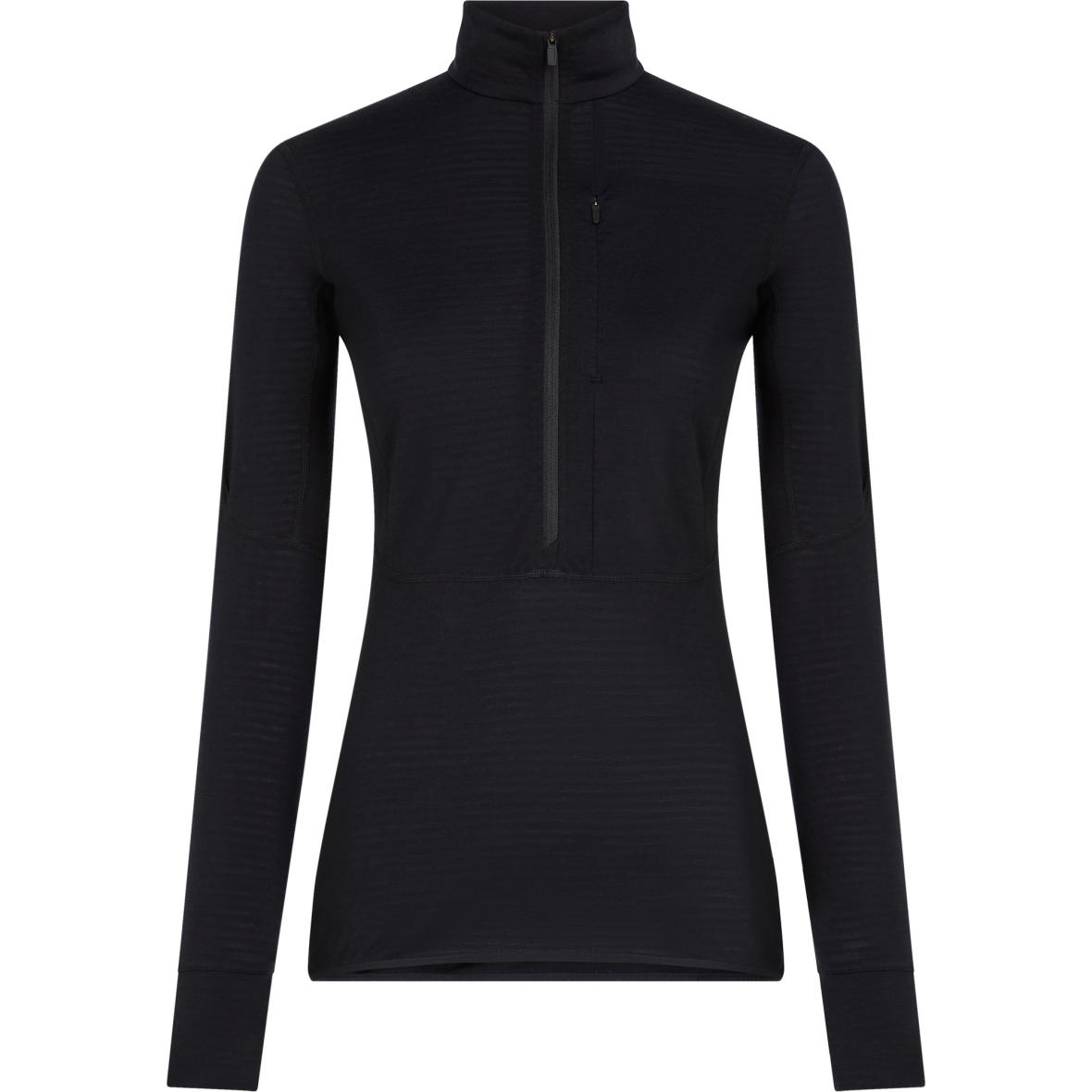  Merinoi 200 Realfleece Descender Damen Fleecejacke Schwarz_IB001 | L