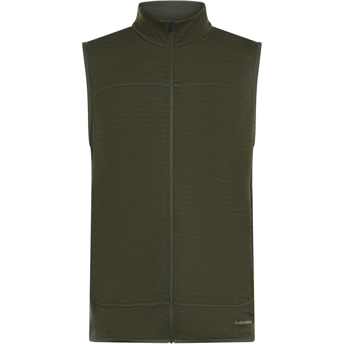 Merino 300 RealFleece Descender  Herren Weste Dunkelgrün_IB0L1 | XXL