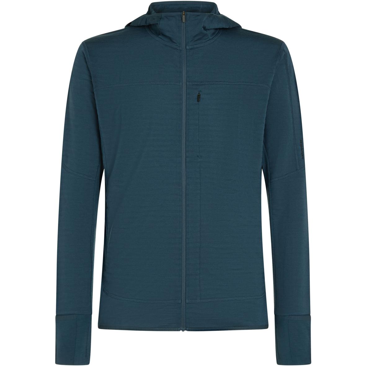 Merino Blend 300 RealFleece Descender Herren Hoodie Blau_IBZ43 | XXL