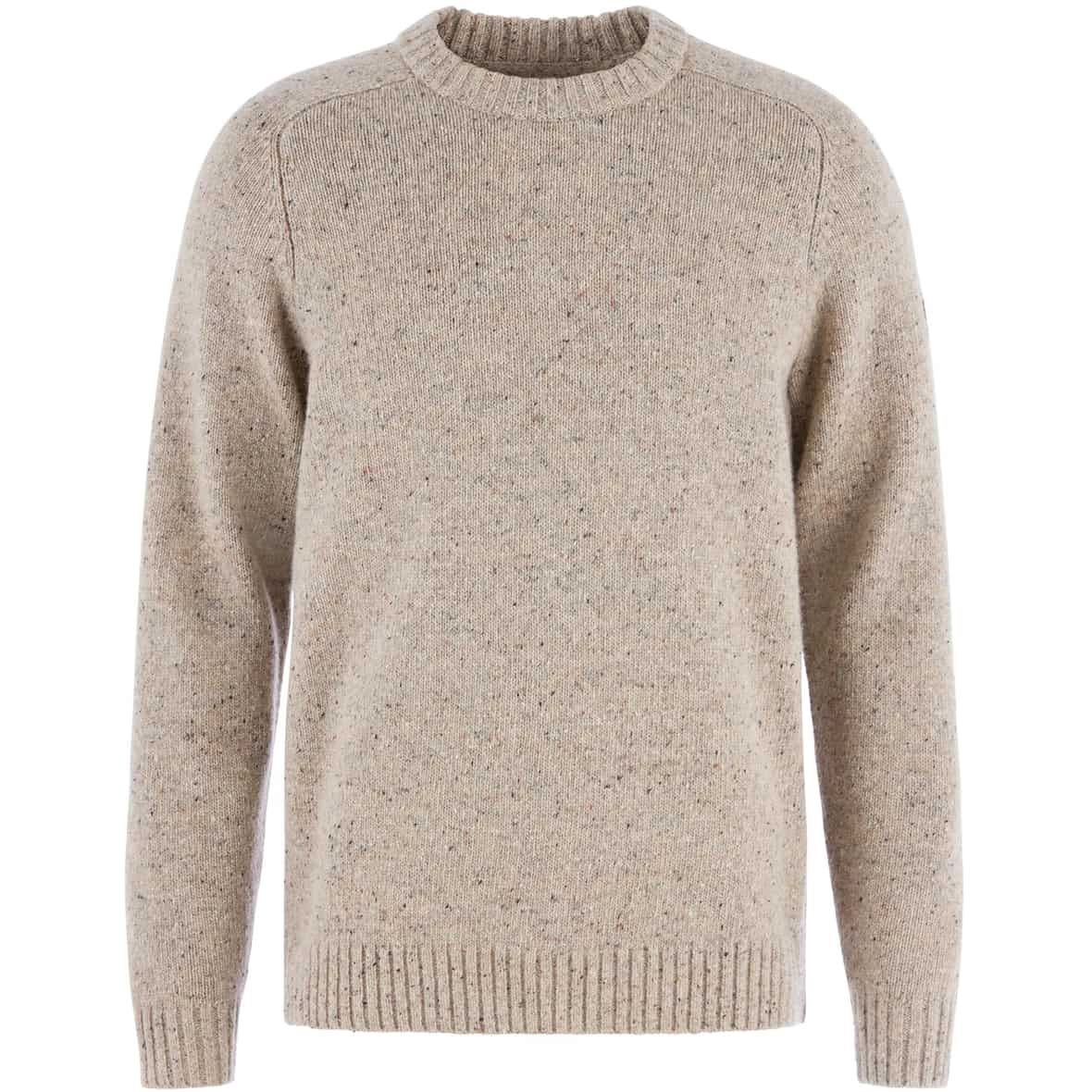 Övik Neps Knit Herren Pullover Beige_191 | S