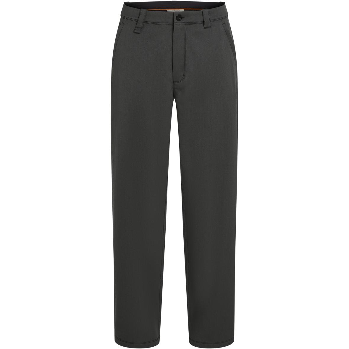 Merino Blend Cotton Twill  Herren Wanderhose Schwarz_IB0D5 | 32