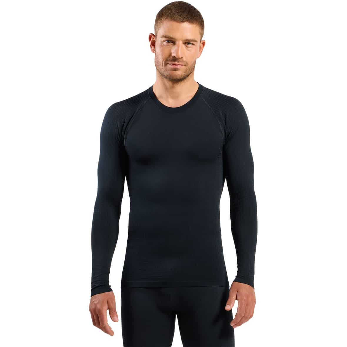 Performance Warm Base Layer Herren Funktionsshirt Schwarz_15000 | XXL