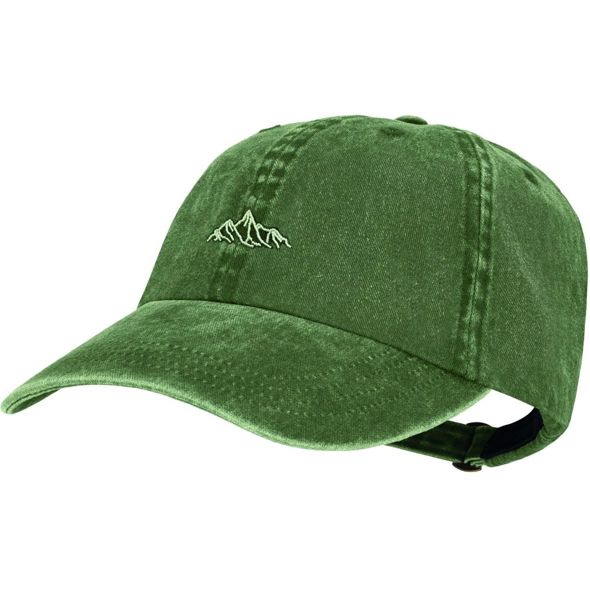  Washdyo+ Washed  Cap Grün_004-001 | one size