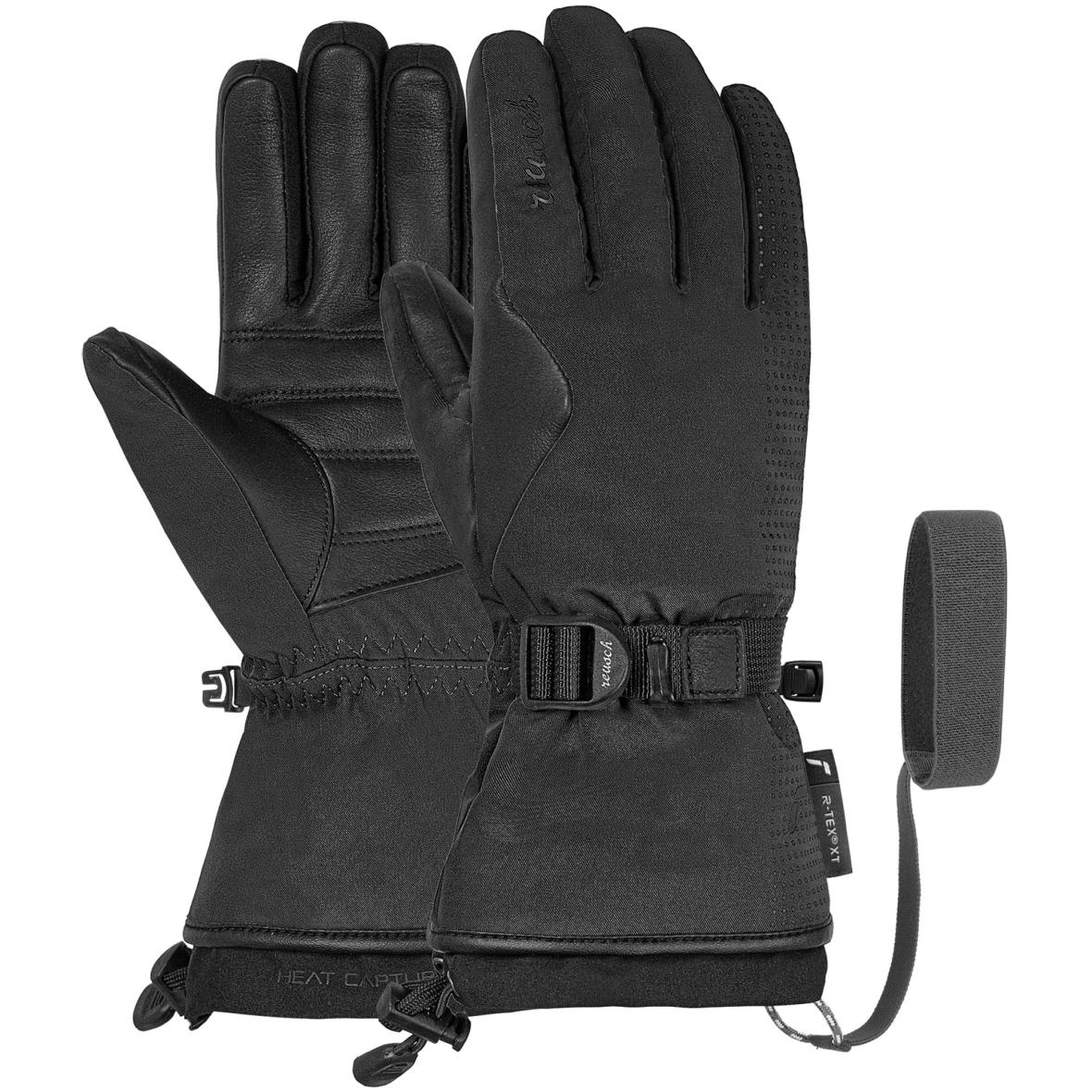 Bloom R-TEX XT Damen Fingerhandschuhe Schwarz_7700__ BLACK | 8
