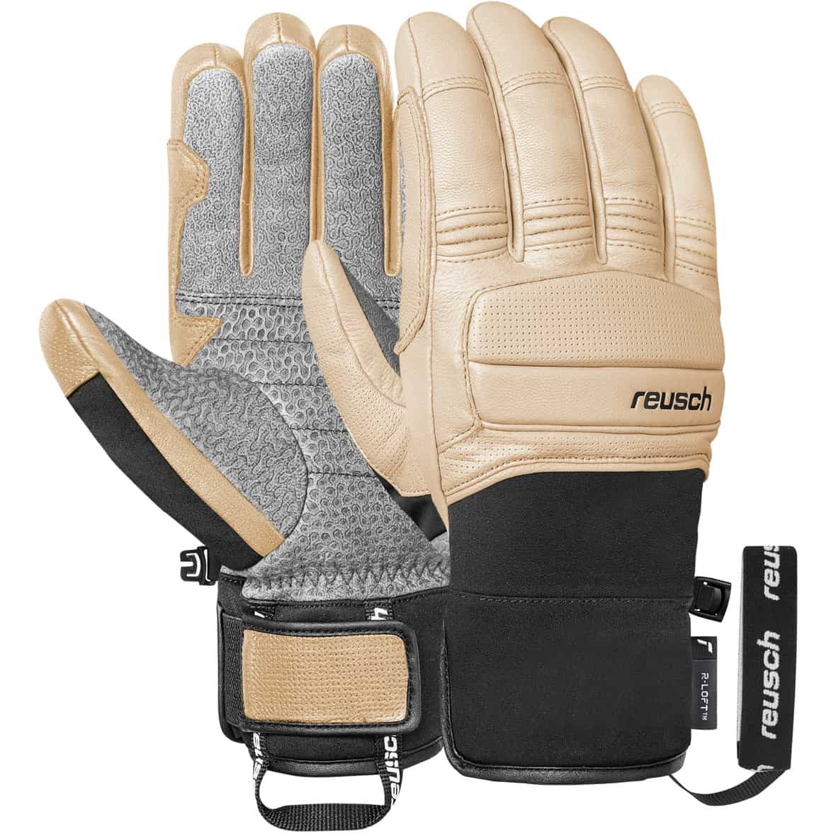 Alpine Heritage Herren Fingerhandschuhe Beige_9002__ TAN / BLAC | 7,5