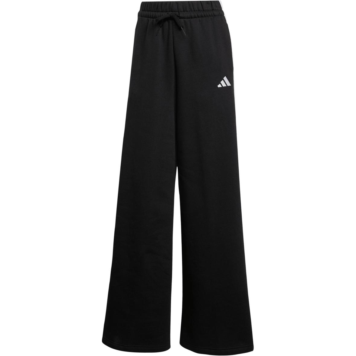 3-Stripes Fleece Damen Trainingshose Schwarz_000__BLACK | XS