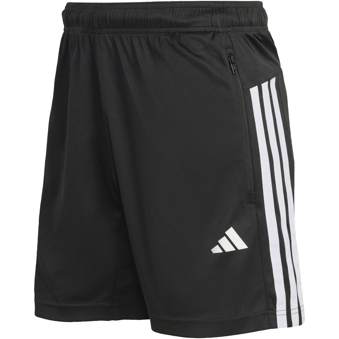 Workout Essentials Base 3-Stripes Herren Shorts Schwarz_000__BLACK/WHITE | XL